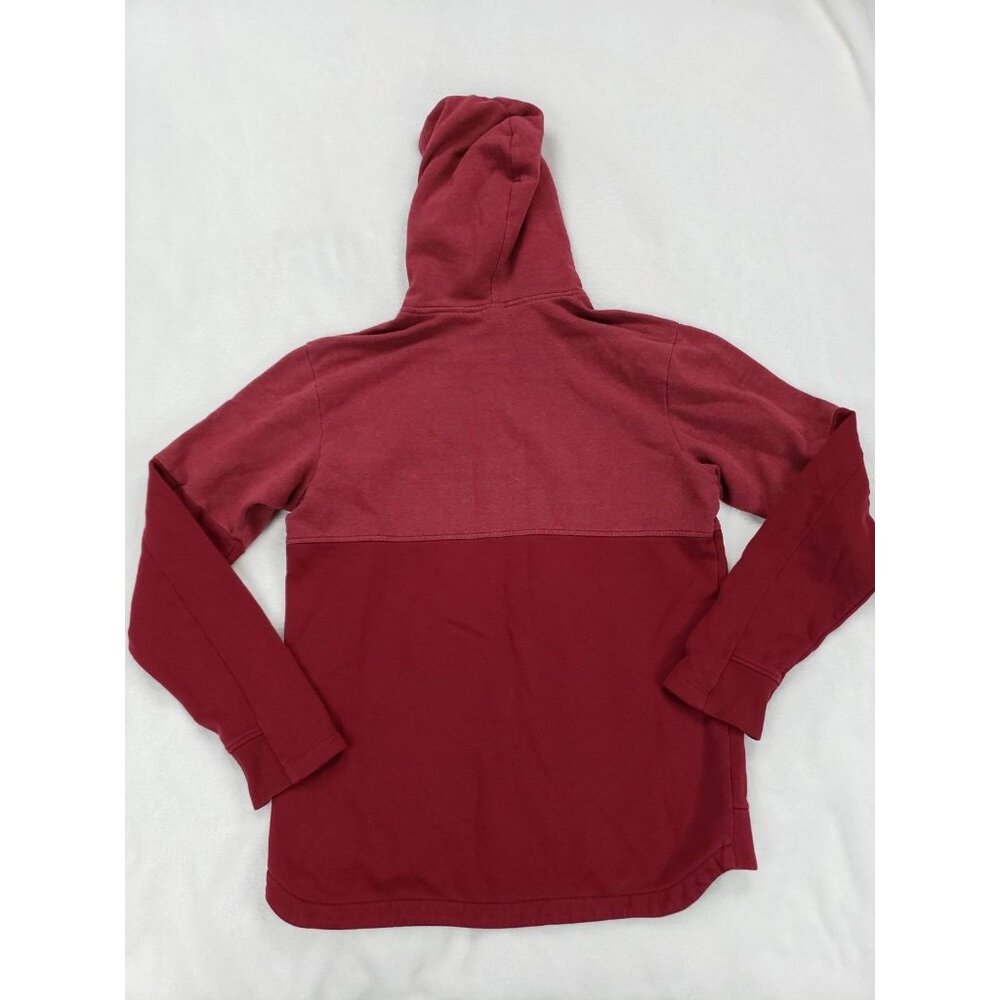 Adidas Hoodie Red M/L Adult Activewear Gym Casual Hoodie Kangaroo Pocket Warm - Picture 9 of 10